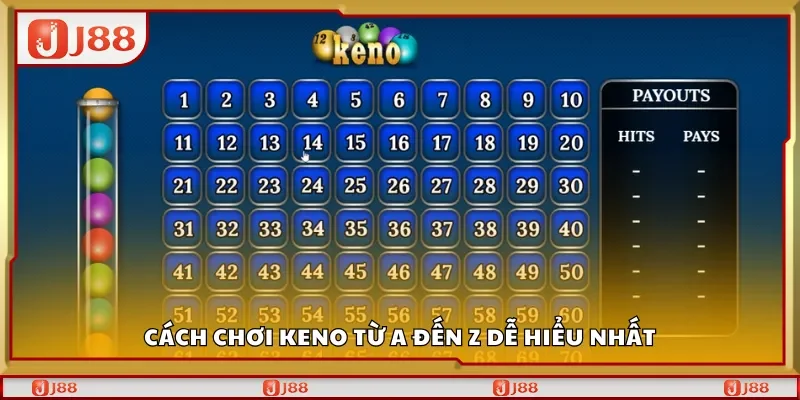 Cách chơi Keno từ A đến Z dễ hiểu nhất