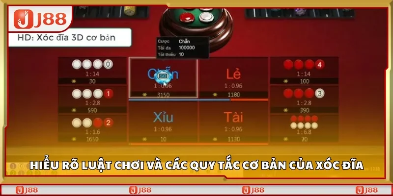 Hiểu rõ luật chơi và các quy tắc cơ bản của xóc đĩa