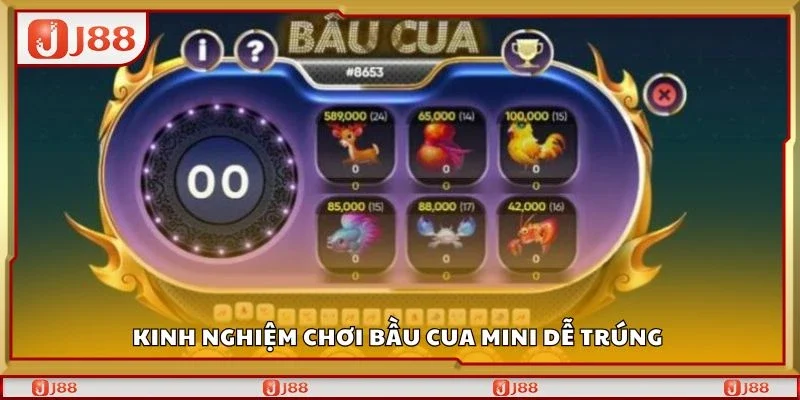 Kinh nghiệm chơi bầu cua mini dễ trúng 