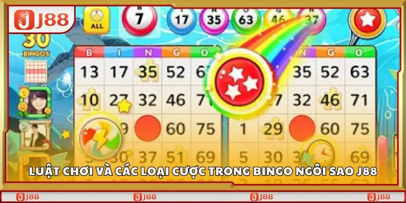 Luật chơi và các loại cược trong Bingo ngôi sao