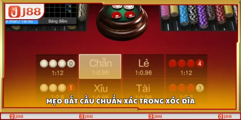 Mẹo bắt cầu chuẩn xác trong xóc đĩa