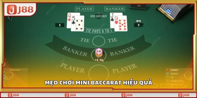 Mẹo chơi mini baccarat hiệu quả