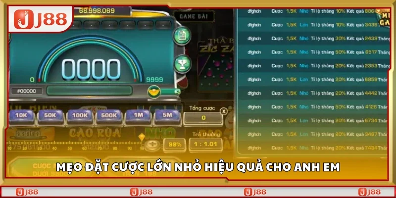 Một số mẹo đặt cược lớn nhỏ hiệu quả 