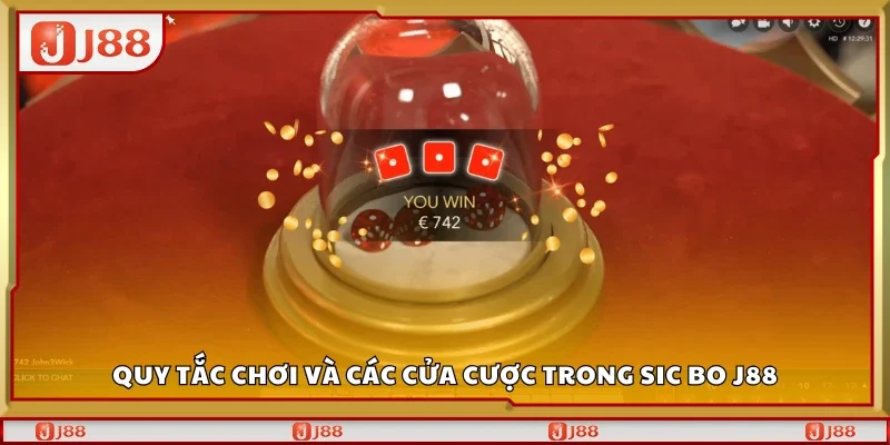 Quy tắc chơi và các cửa cược trong Sic bo J88