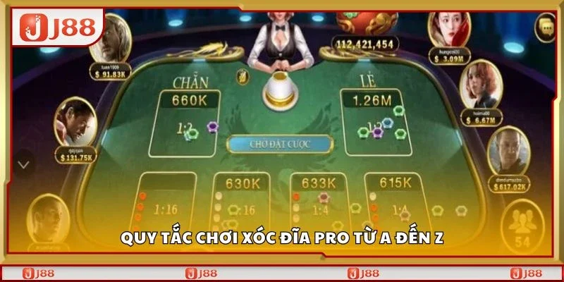 Quy tắc chơi xóc đĩa pro từ a đến z