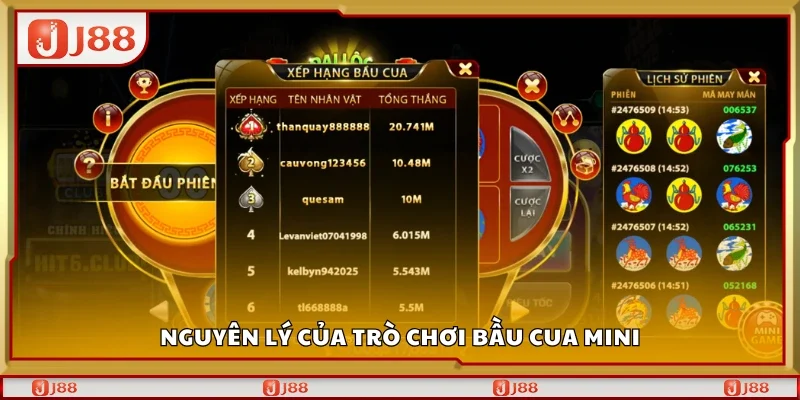 Tìm hiểu nguyên lý của trò chơi bầu cua mini